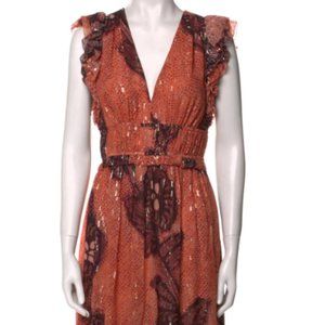 Ulla Johnson Silk Midi Length Dress